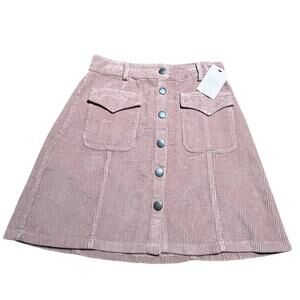 NWT Dana Skirt Pink Blush Corduroy size Medium
